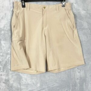 Columbia PFG‎ Mens Shorts 36x10 Beige Omni-Shield UPF 50 Wicking Golf Fishing
